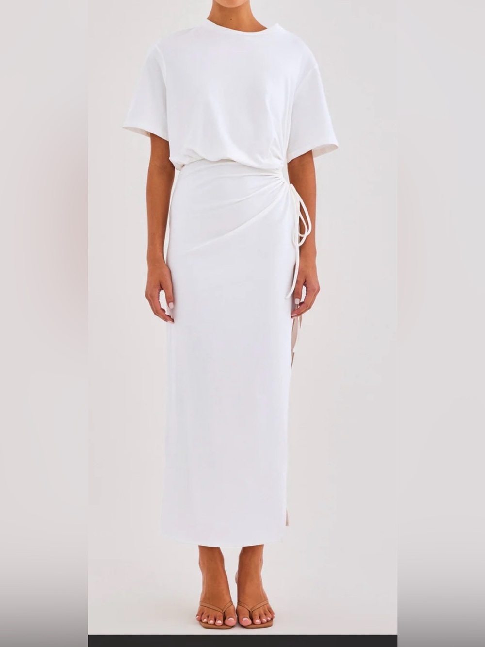 SNDYS. Lola maxi dress in white